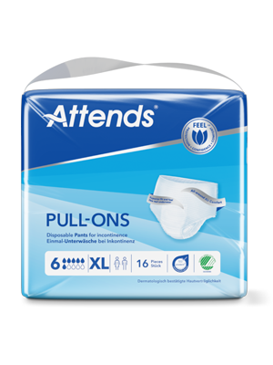 Attends Pull-Ons 6 XXL Pk 10