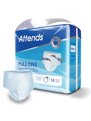 AttendsĀ® Pull-Ons 10 Large 100-140cm - Pkt/14