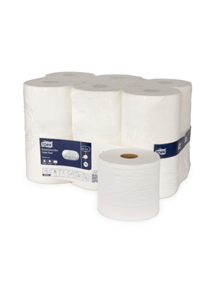 Toilet Paper Roll, Tork Mini Smartone Advanced T9 2 Ply