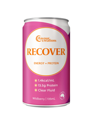 Recover Energy and Protein Drink Can Wildberry 135ml