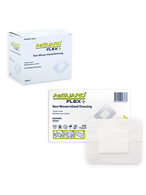 AsGUARD Flex+Non Woven Sterile 7.5 x 5cm