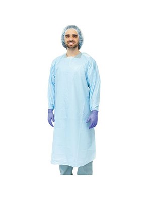 Gown Overhead Thumb Loop Lg