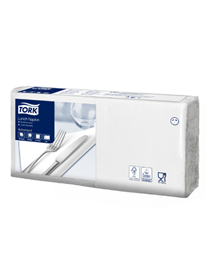 Tork Edge Emboss Lunch Napkins Wh Ct10