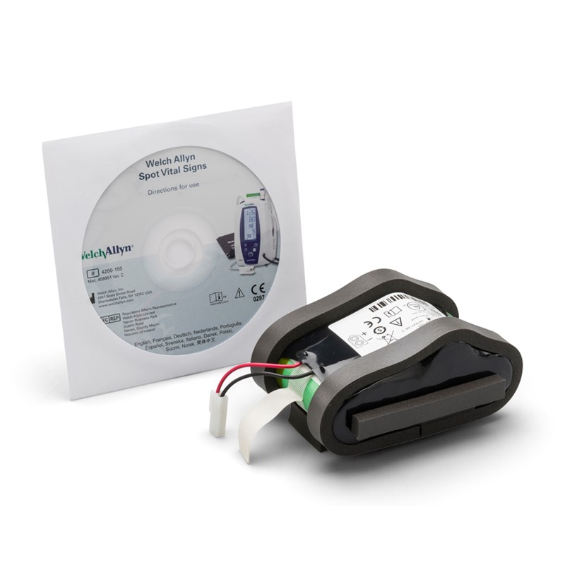 Welch Allyn Spot VSM 6.4v Lithium Ion Battery Upgrade Kit