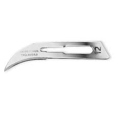 Swann-Morton Surgical Scalpel Blade No.12 Stainless Steel - Box/100
