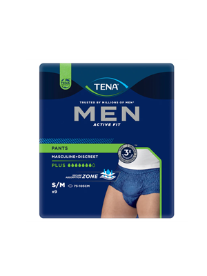 Tena Active Men Navy M 9's