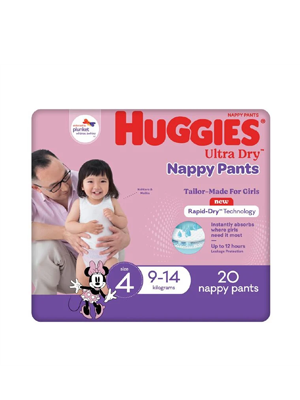 Huggies Nappy Pnts Toddlr Grl4