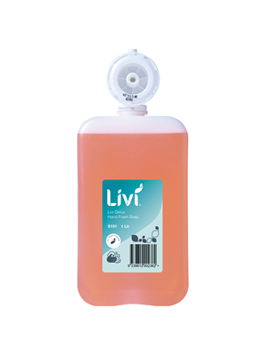 Livi Delux Pefume Foaming Hand Soap Ct 6