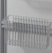 Milano Cart Storage Basket with Rail