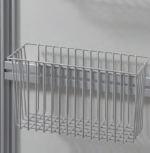 Milano Cart Storage Basket with Rail