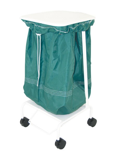 Porto Foot Operated Linen Trolley (single)