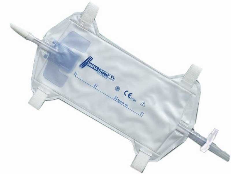 Simpla T1 750ml Leg Bag L/Tube