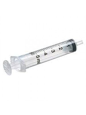 BD Syringe 5ml Luer Slip (Plastipak)