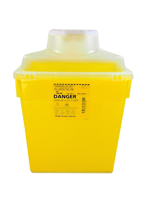 BD Sharps Disposal Nestable 22.7 Litre (FlutedTop)
