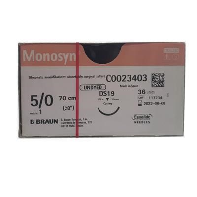 B Braun Monosyn 5/0 DS16 70cm