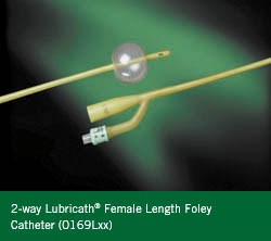 Bardex Lubricath 2 way Female Foley Catheter 12fg 5cc