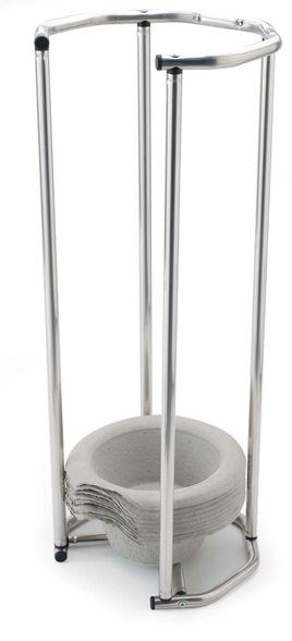 Vernacare Medium (commode) Bowl Dispenser Rack