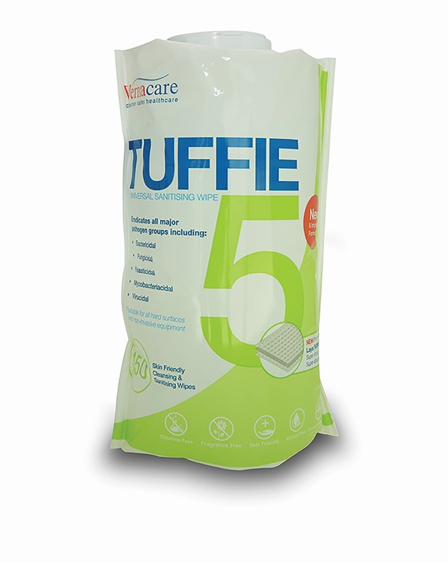 Tuffie 5 Sanitising Wipes Flexican - Pkt/150