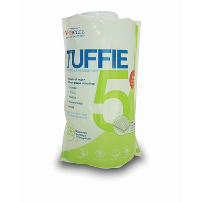 Tuffie 5 Sanitising Wipes Flexican - Pkt/150