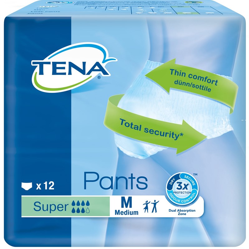 Tena Pants Super Medium 12s