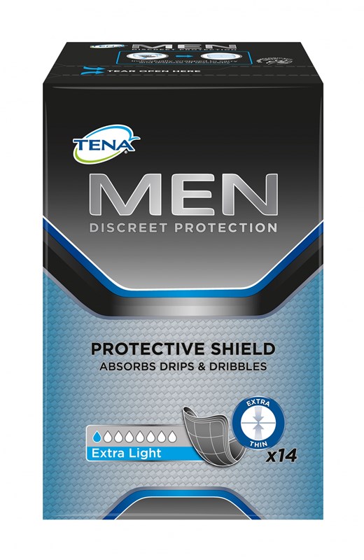 Tena Men Blk Protective Shield