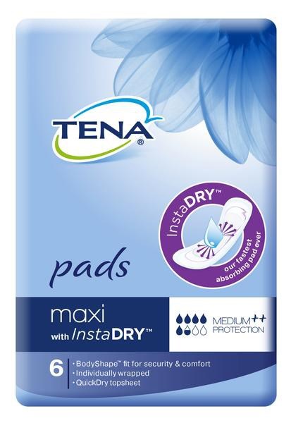 Tena Pads Maxi With InstaDRY