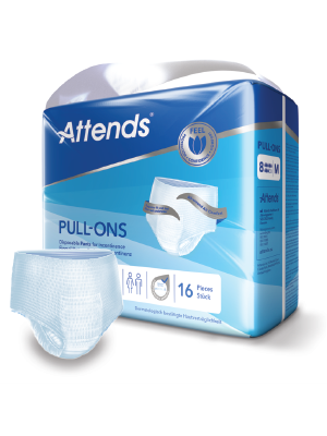 Attends Pull-Ons 8 Medium – Pk/16
