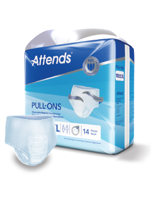 AttendsĀ® Pull-Ons 10 Extra Large 130-170cm - Pkt/14