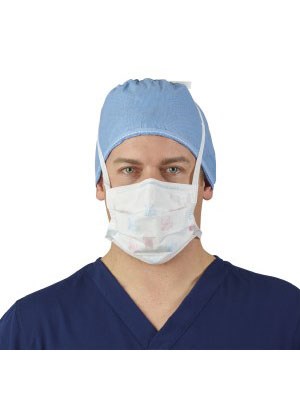 HALYARD Fluidshield Lvl 3 Surgical Care Bear Mask  w/ties