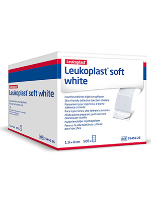 Leukoplast Soft White Injection Plaster