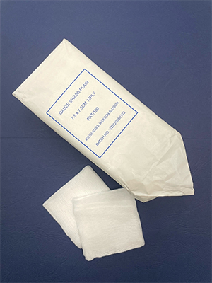 Gauze Swab 7.5 x 7.5cm 12ply