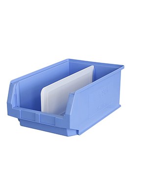 Plastic Storage Bin 2 Blue