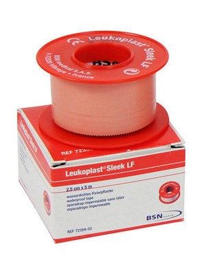 BSN Leukoplast Sleek Latex Free Surgical Tape 5cm x 5m