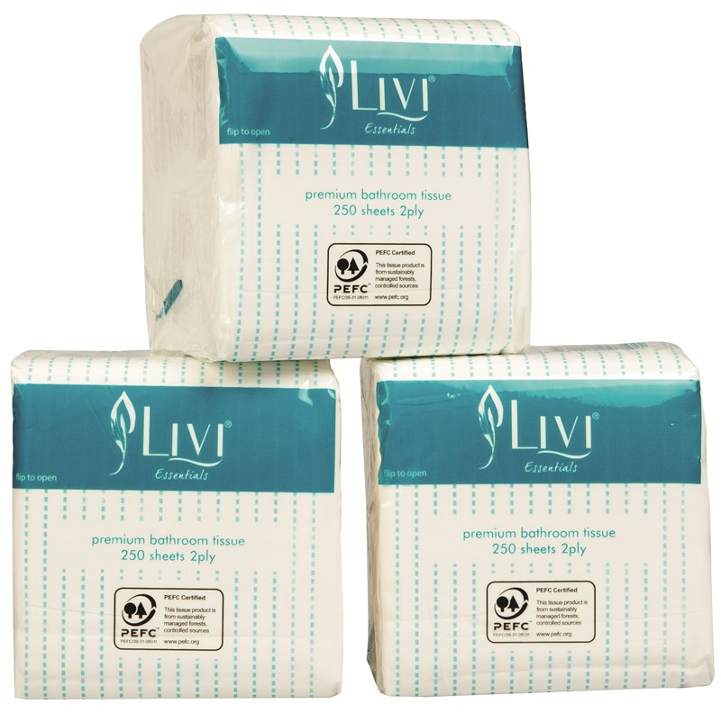 Livi Ess Interleave Toilet Tissue