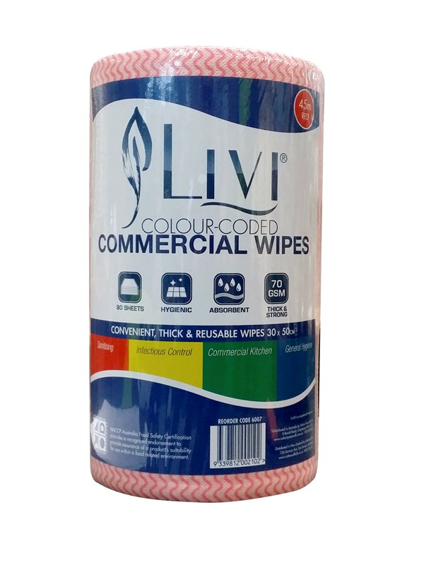 Livi Cloth Wipes Red