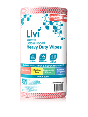 Livi Cloth Wipes Red