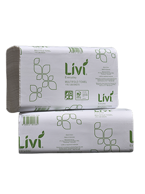 Livi Basics Slimfold Paper Towel Folded 1 Ply