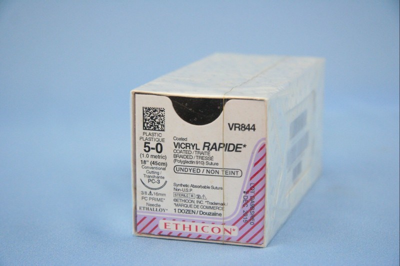 Ethicon Suture Vicryl Rapide 5/0 45cm