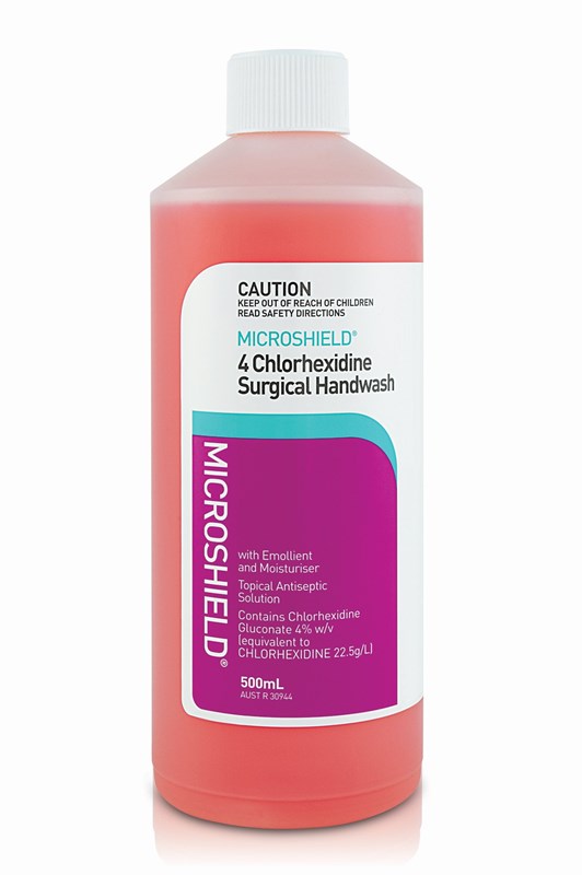J&J Microshield 4 Handwash with Chlorhexidine 4% 500ml