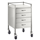 Trolley Stainless Steel 4 Drawer 500x500x900