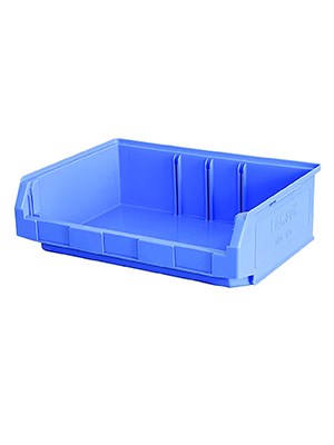 Plastic Storage Bin 3ZD Blue