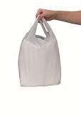 Plastic Singlet Bag White