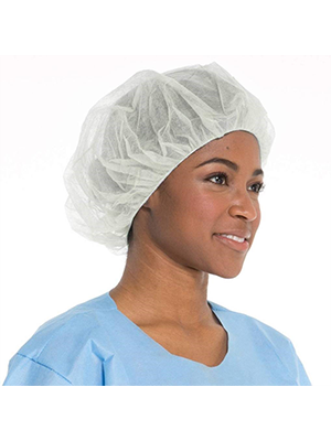Bouffant Cap White 10gsm