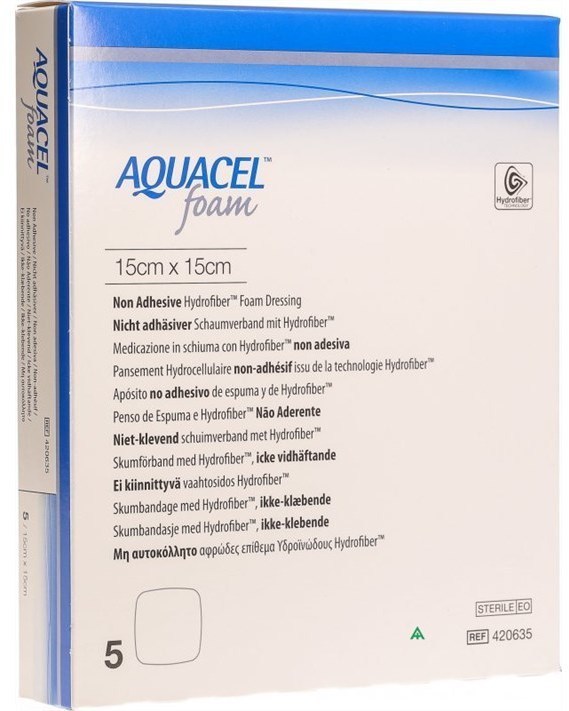 Aquacel Foam N/Adhsive 15cmx15