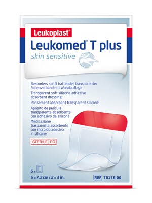 Leukomed T Plus Skin Sensitive Island Dressing 5x7.2cm