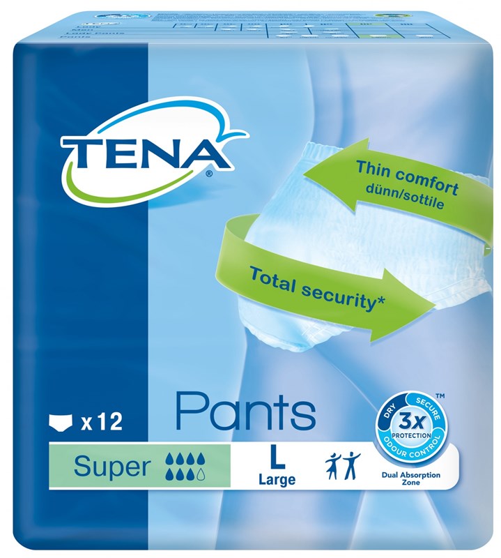 Tena Pants Super Large 12s