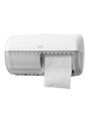 Tork T4 Twin Conventional Toilet Roll Dispenser