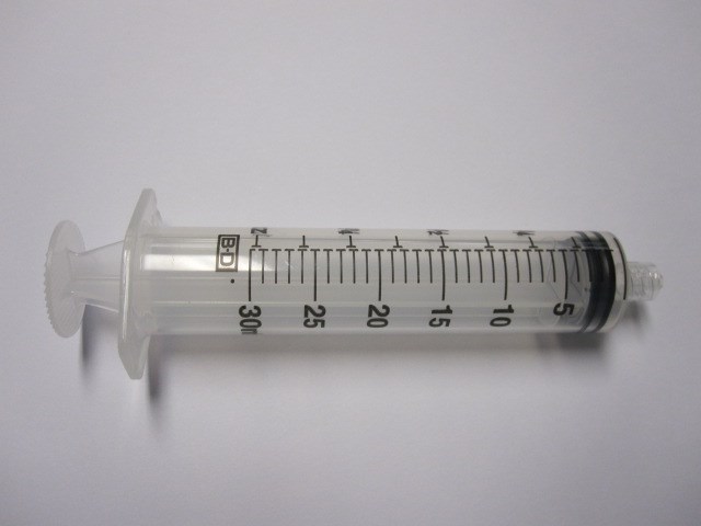 BD Syringe 30ml Luer Lok (Plastipak)