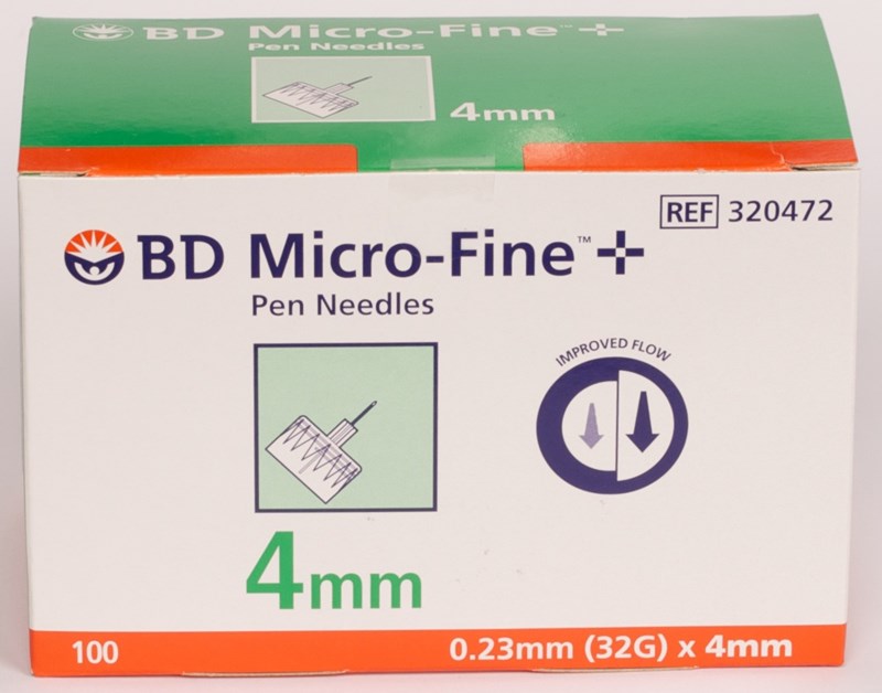 BD Micro-Fine + Pen Needle 32g x 4mm