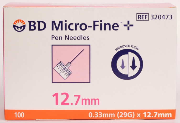 BD Micro-Fine + Pen Needle 29g x 12.7mm